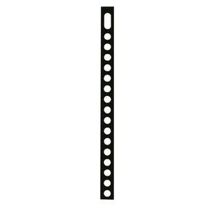 Install Bay BS9BK Metal Mounting Backstrap 9 Inch Black Powder Coated - Each