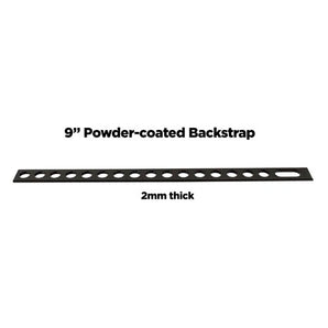 Install Bay BS9BK Metal Mounting Backstrap 9 Inch Black Powder Coated - Each