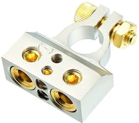 Thumbnail for 9 Patron PBTC300N 0/2/4/6/8 AWG Single Negative Power Battery Terminal Connectors Chrome