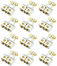 Thumbnail for 12 Absolute BTC300N 0/2/4/6/8 AWG Single Negative Power Battery Terminal Connectors Chrome