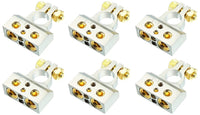 Thumbnail for 6 Absolute BTC300N 0/2/4/6/8 AWG Single Negative Power Battery Terminal Connectors Chrome