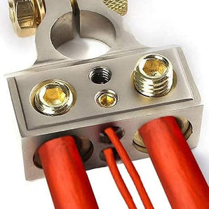 XP Audio XBTC300P 0/2/4/6/8 AWG Single Positive Power Battery Terminal Connectors Chrome