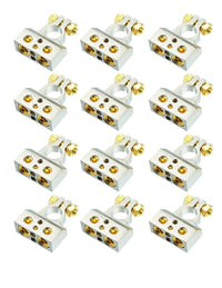 Thumbnail for 12 Absolute BTC300P 0/2/4/6/8 AWG Single Positive Power Battery Terminal Connectors Chrome