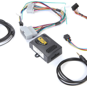 Crux BTCR-35M Bluetooth Interface Add hands-free calling and audio streaming to the factory system in select compatible 2004-up Chrysler, Dodge, Jeep, and Volkswagen vehicles