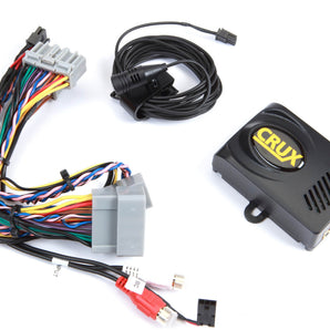 Crux BTCR-35X Bluetooth Interface Add hands-free calling, audio streaming, and an auxiliary input to the factory system in select compatible 2004-08 Chrysler, Dodge and Jeep vehicles