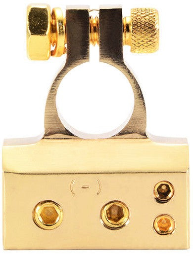 Absolute BTG300N 0/2/4/6/8 AWG Gold Single Negative Battery Terminal Connector