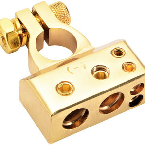 Absolute BTG300N 0/2/4/6/8 AWG Gold Single Negative Battery Terminal Connector