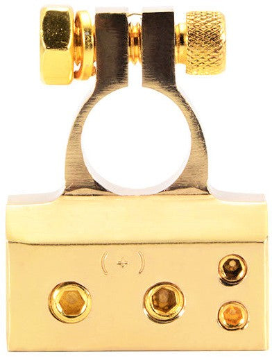 Absolute BTG300P 0/2/4/6/8 AWG Gold Single Positive Power Battery Terminal Connectors