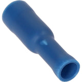 Install Bay BVFB Blue Vinyl Female Bullet Connector 16-14 Gauge .156 for electrical wiring connections