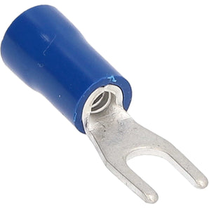 Install Bay BVST8 Blue Vinyl Spade Terminal 16-14 Gauge #8 Package of 100