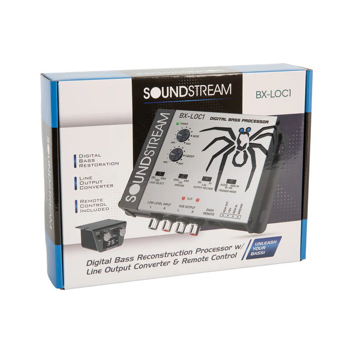 Soundstream BX-LOC1 Digital Bass Reconstruction Processor with Line Output Converter