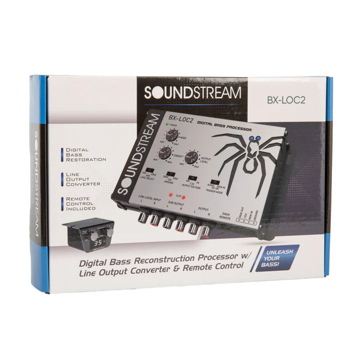 Soundstream BX-LOC2 Digital Bass Reconstruction Processor with 2-Channel Line Output Converter