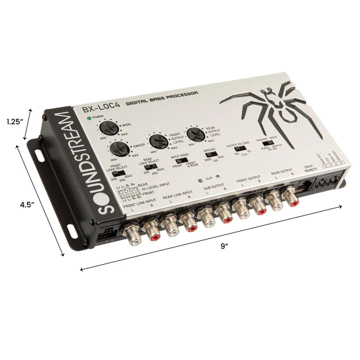 Soundstream BX-LOC4 Digital Bass Reconstruction Processor with 4-Channel Line Output Converter