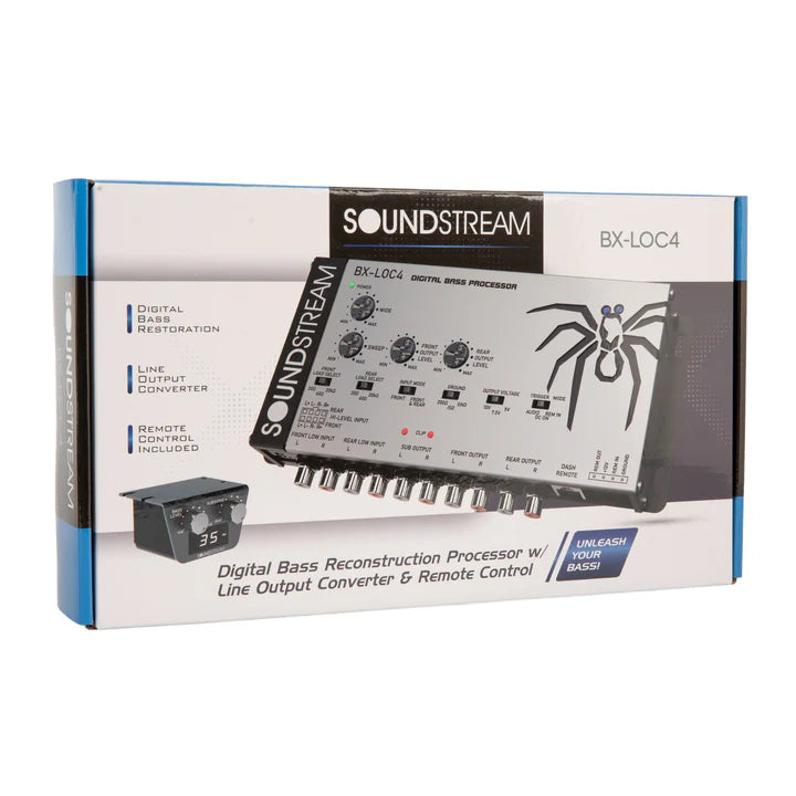 Soundstream BX-LOC4 Digital Bass Reconstruction Processor with 4-Channel Line Output Converter