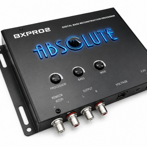 Absolute BXPRO2 Digital Bass Maximizer Processor with Dash Mount Remote