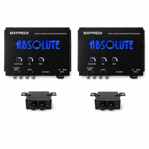 2 Absolute BXPRO2 Digital Bass Maximizer Processor with Dash Mount Remote