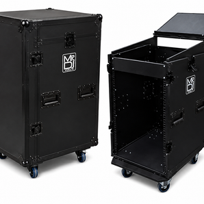MR DJ CASE5500BK Flight Chest Style DJ Case with Mixer/CD Case