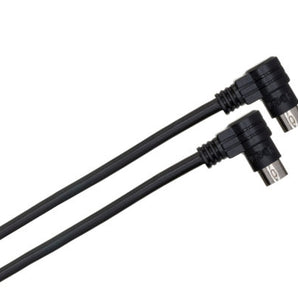 Hosa CCD-103 Right-angle 8-pin Mini-DIN Cable for DJ CD Players - 3 foot
