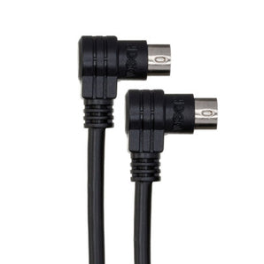 Hosa CCD-103 Right-angle 8-pin Mini-DIN Cable for DJ CD Players - 3 foot