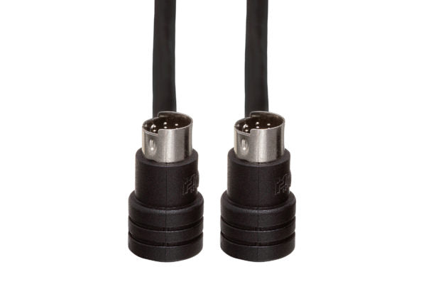 Hosa CCD-103 Right-angle 8-pin Mini-DIN Cable for DJ CD Players - 3 foot