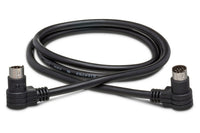 Thumbnail for Hosa CCD-103 Right-angle 8-pin Mini-DIN Cable for DJ CD Players - 3 foot