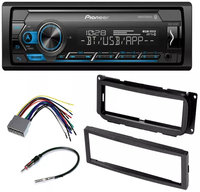 Thumbnail for Pioneer MVH-S322BT Car Stereo Single Din Kit Fit 2002-2004 Dodge Dakota