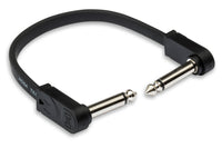 Thumbnail for Hosa CFP-112 Flat Guitar Pedalboard Patch Cable Right Angle to Right Angle 12