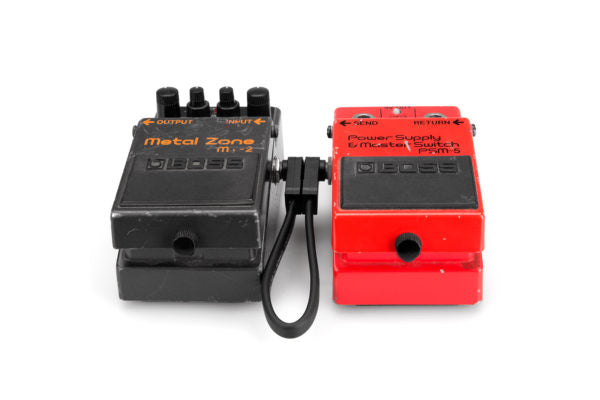 Hosa CFP-106 Flat Guitar Pedalboard Patch Cable Right Angle to Right Angle 6"