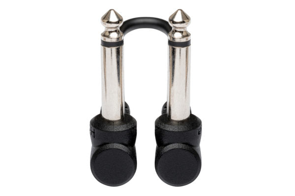 Hosa CFS-112 Guitar Pedalboard Patch Cable - Right Angle to Right Angle - 12 inch