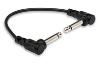 Thumbnail for Hosa CFS-606 Guitar Pedalboard Patch Cable - Right Angle to Right Angle - 6 inch (6-pack)