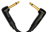 Thumbnail for Hosa Edge CGK-001.5RR Right-angle to Right-angle Guitar Pedalboard Patch Cable - 18 inch