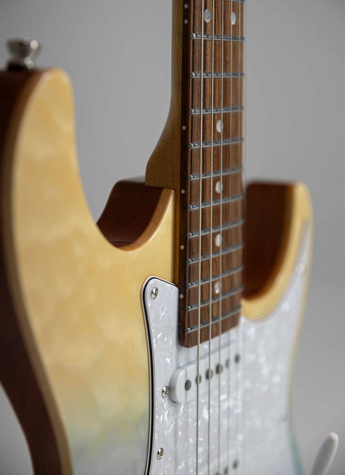 Tagima Stella DW-TBLF-DF/PW Electric Guitar - Transparent Blue