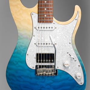 Tagima Stella DW-TBLF-DF/PW Electric Guitar - Transparent Blue