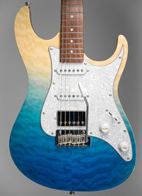 Thumbnail for Tagima Stella DW-TBLF-DF/PW Electric Guitar - Transparent Blue