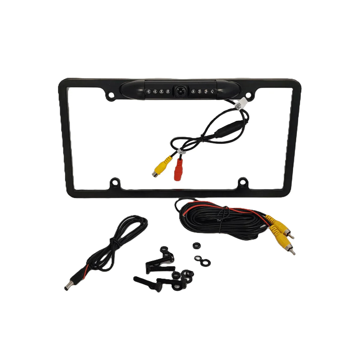 Cerwin Vega CLF1B Black HD License Plate Frame with Backup Camera
