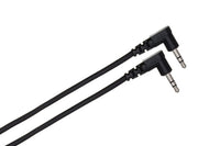 Thumbnail for Hosa CMM-103RR Stereo Interconnect Cable Right angle 3.5mm TRS Male to Right angle 3.5mm TRS Male 3 foot