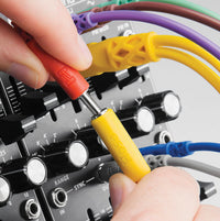 Thumbnail for Hosa CMM-500Y-MIX Hopscotch Eurorack Patch Cables - Various Lengths (5-pack)