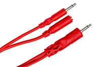 Thumbnail for Hosa CMM-515Y Hopscotch Eurorack Patch Cables - 6 inch (Red) 5-pack