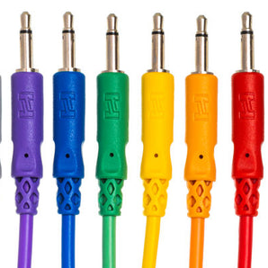 Hosa CMM-830 Eurorack Patch Cables 8-pack - 1 foot (Assorted Colors)
