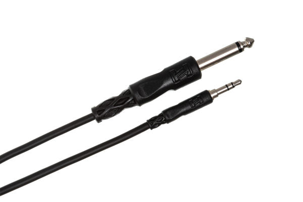 Hosa CMP-103 Interconnect Cable - 3.5mm TRS Male to 1/4-inch TS Male - 3 foot
