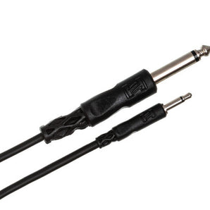 Hosa CMP-303 Interconnect Cable - 3.5mm TS Male to 1/4-inch TS Male - 3 foot