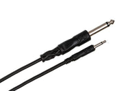 Thumbnail for Hosa CMP-305 Interconnect Cable - 3.5mm TS Male to 1/4-inch TS Male - 5 foot