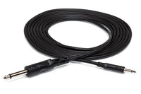 Thumbnail for Hosa CMP-303 Interconnect Cable - 3.5mm TS Male to 1/4-inch TS Male - 3 foot