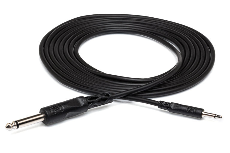 Hosa CMP-305 Interconnect Cable - 3.5mm TS Male to 1/4-inch TS Male - 5 foot
