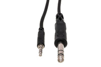 Thumbnail for Hosa CMS-110 Stereo Interconnect Cable - 3.5mm TRS Male to 1/4-inch TRS Male - 10 foot