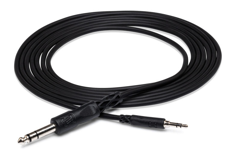 Hosa CMS-103 Stereo Interconnect Cable - 3.5mm TRS Male to 1/4-inch TRS Male - 3 foot