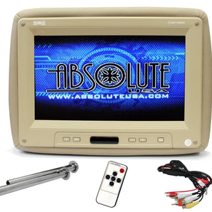 Absolute COM1150IRC 11" Universal Headrest TFT/LCD Monitor W/IR Transmitter
