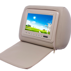 Absolute COM711IRC 7.5" Universal Headrest TFT/LCD Monitor W/IR Zipper Cover