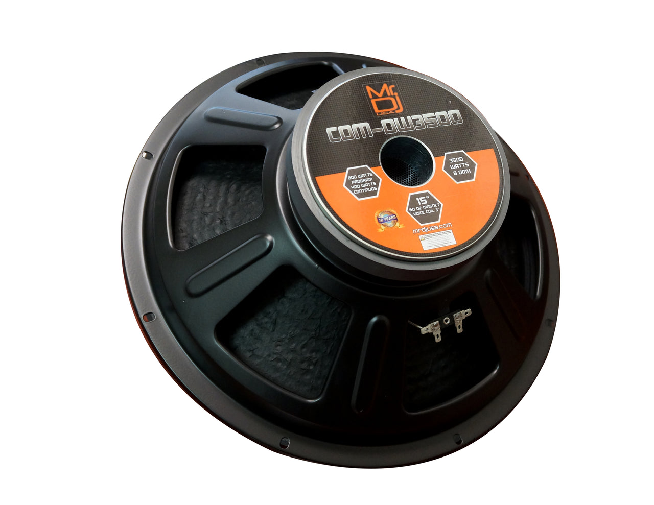 Mr. Dj COMDW3000 15 Inches Pro PA DJ Black Raw Woofer Subwoofer