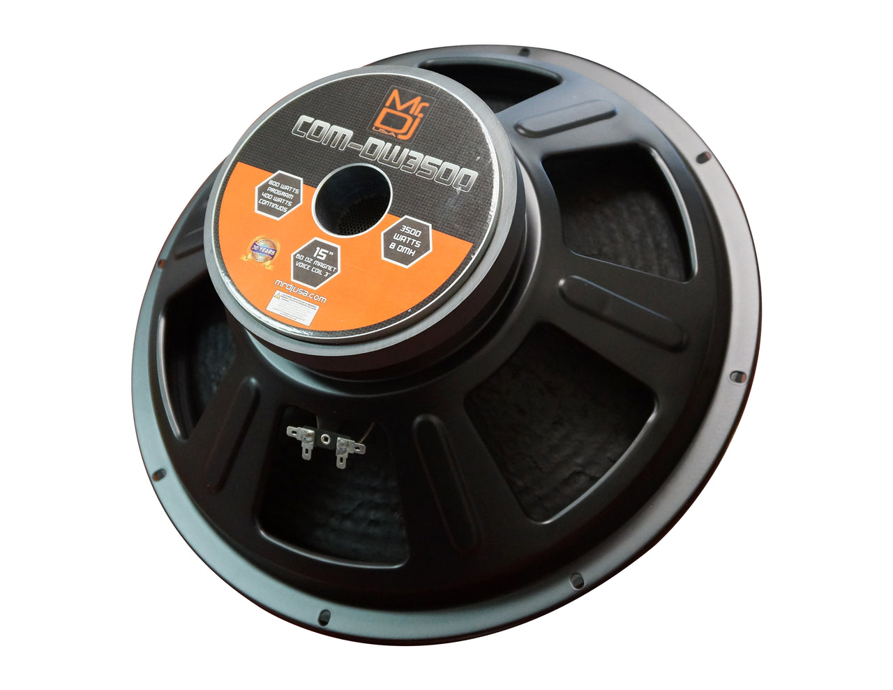 Mr. Dj COMDW3000 15 Inches Pro PA DJ Black Raw Woofer Subwoofer